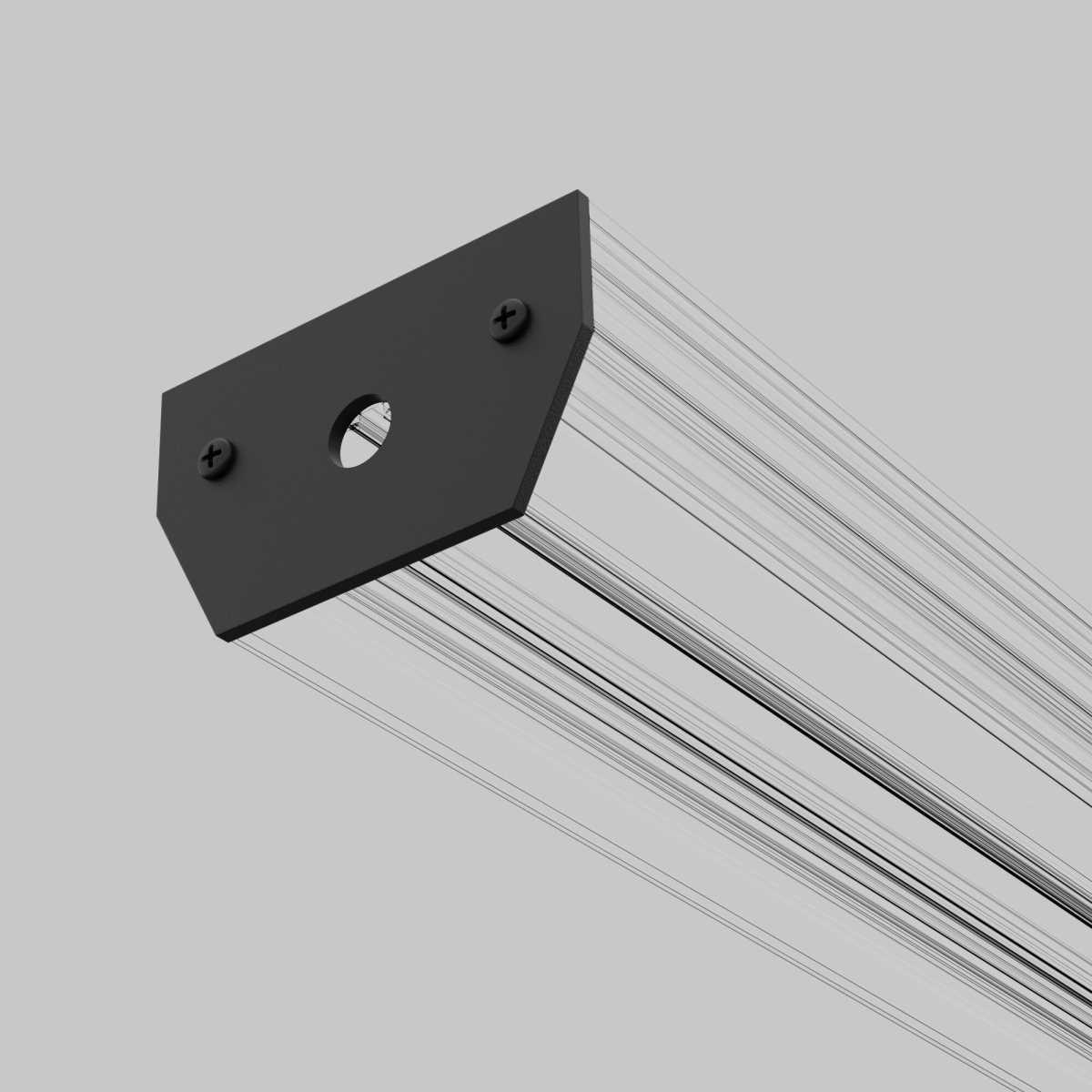 Трековые систем Заглушки для профиля в натяжной потолок черный Elektrostandard a070481 черный металл