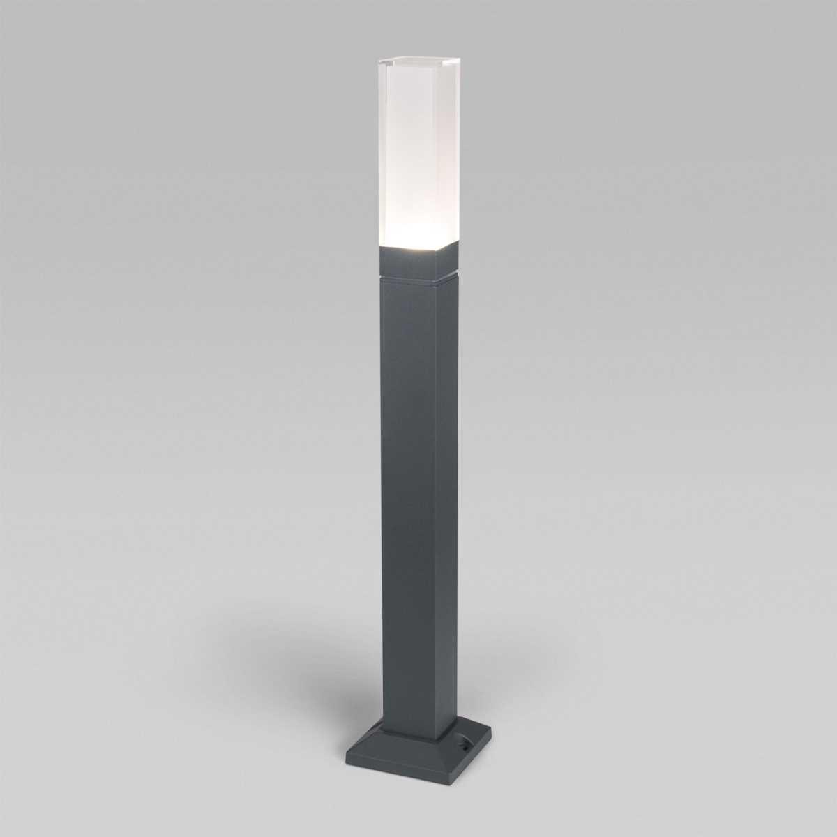 Уличное освещение Уличный светодиодный светильник Elektrostandard 1537 Techno Led серый a052861 серый пластик