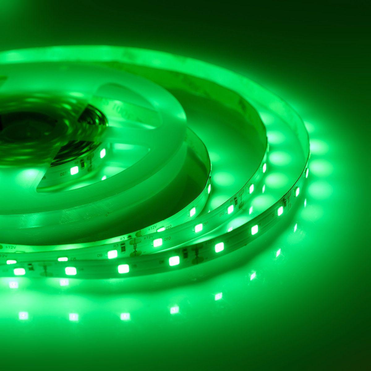 Светодиодные лент Светодиодная лента Apeyron m 60LED m 3528SMD зеленый 5M 34BL белый пластик