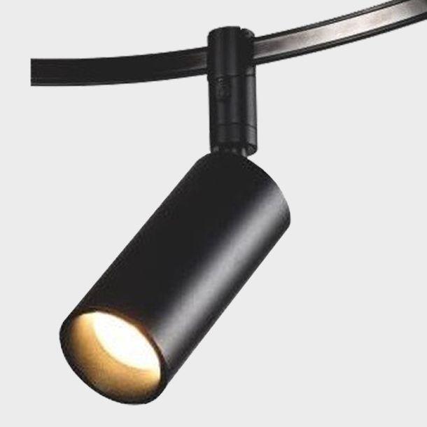 Трековые светильник Трековый светодиодный светильник Italline black черный металл