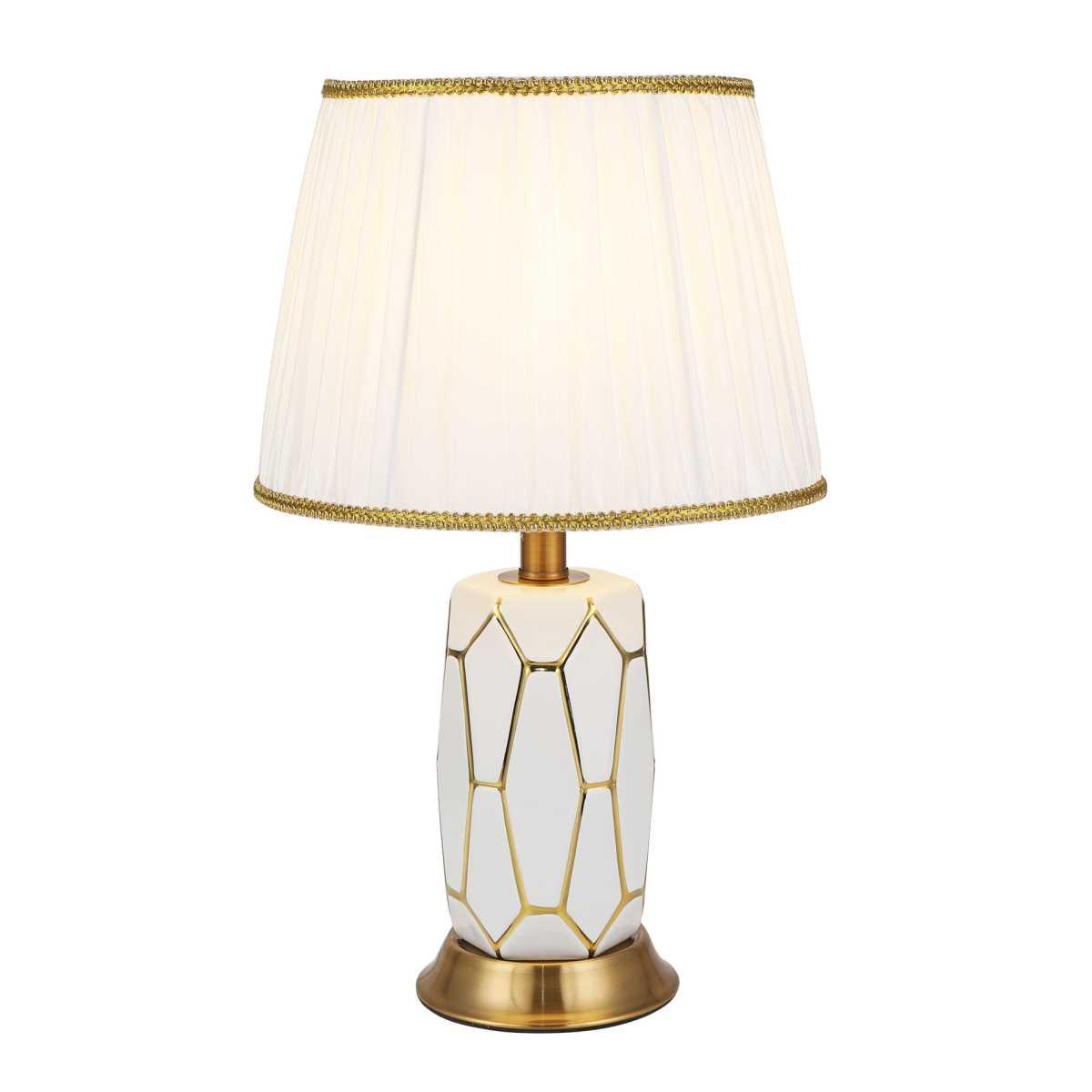 Настольные ламп Лампа MODELUX ML.6114.01TL WH золото металл
