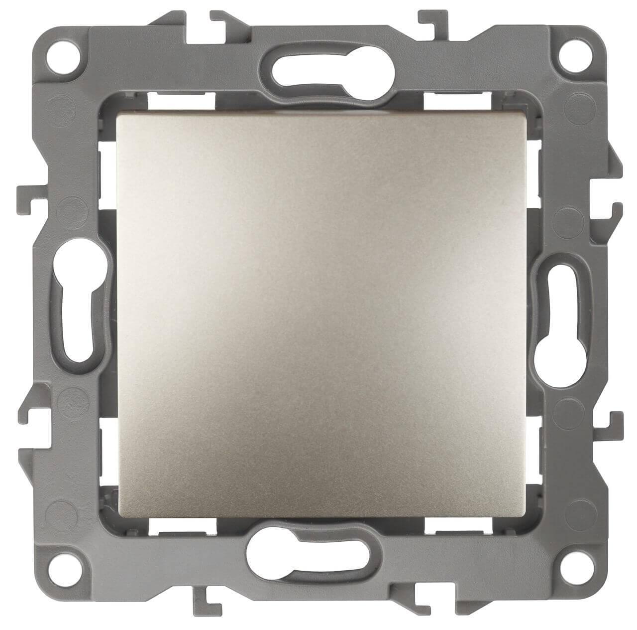 Электротовар Выключатель одноклавишный ЭРА 12 10AX 250V 12-1001-04 Б0014630, Желтый желтый пластиковые — главное фото