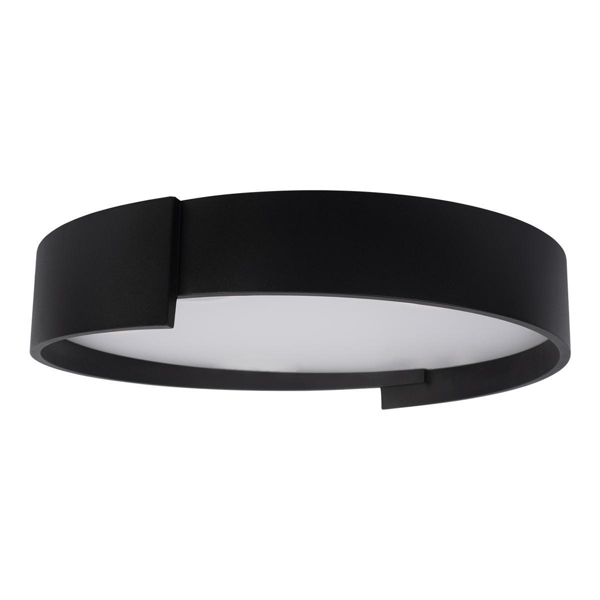 Потолочные светильник Светильник Coin 10200 Black черный пластик