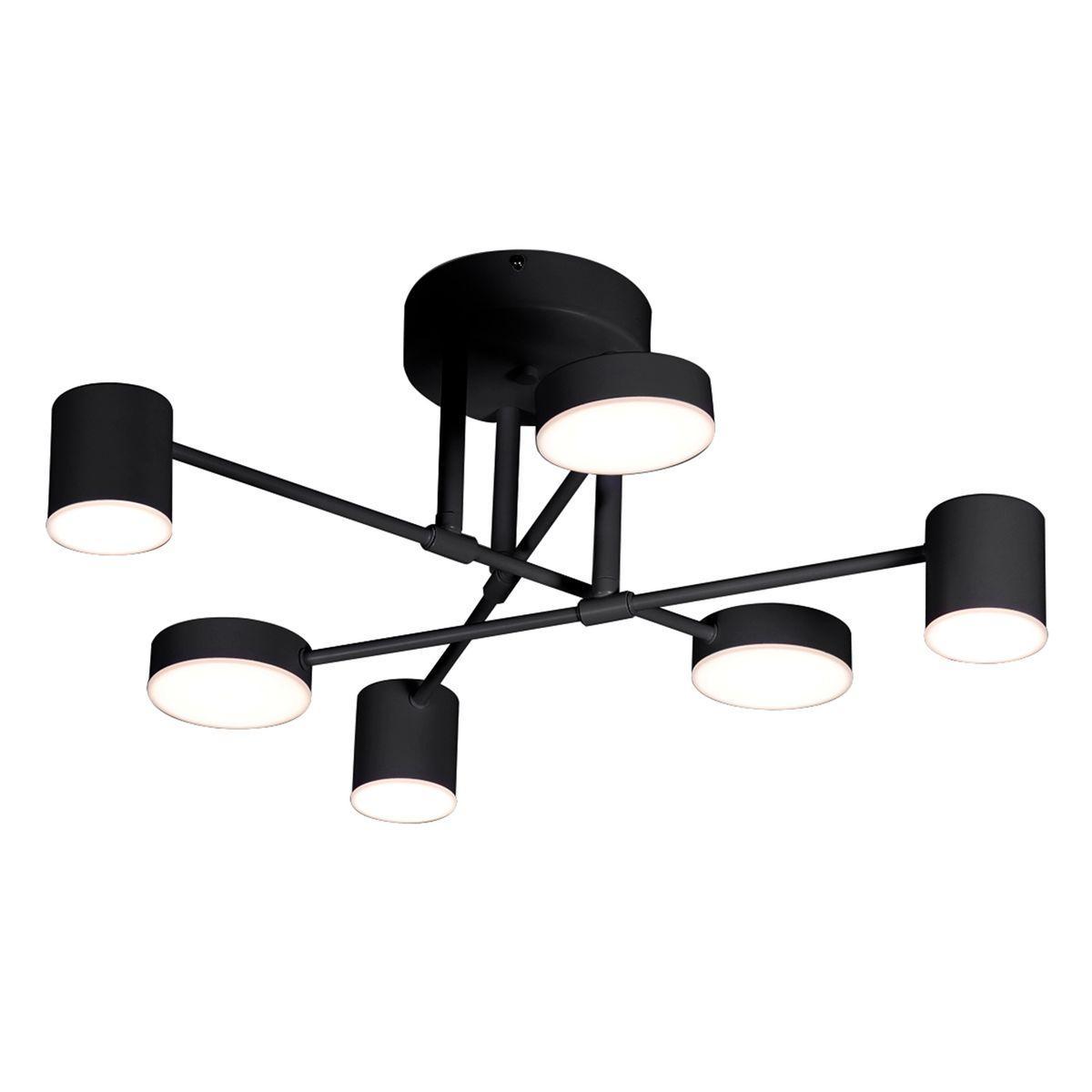Потолочная люстра Потолочная светодиодная люстра Kink Light Мекли 07649-6D,19() черный металл
