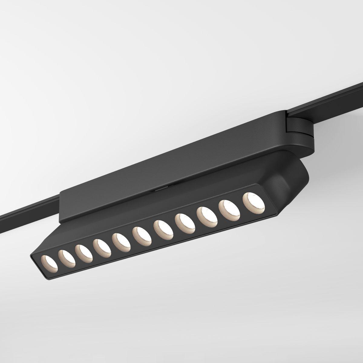 Трековые светильник Трековый светильник Denkirs Air Grill черный металл