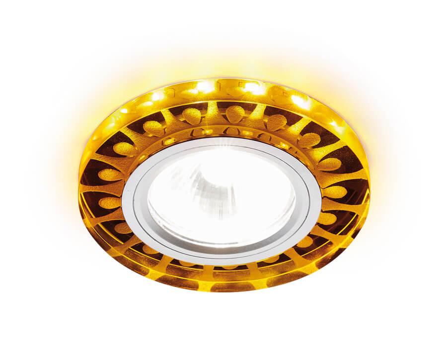 Светильник Встраиваемый светильник Ambrella light Сompo S219 WH CH YL хром стекло