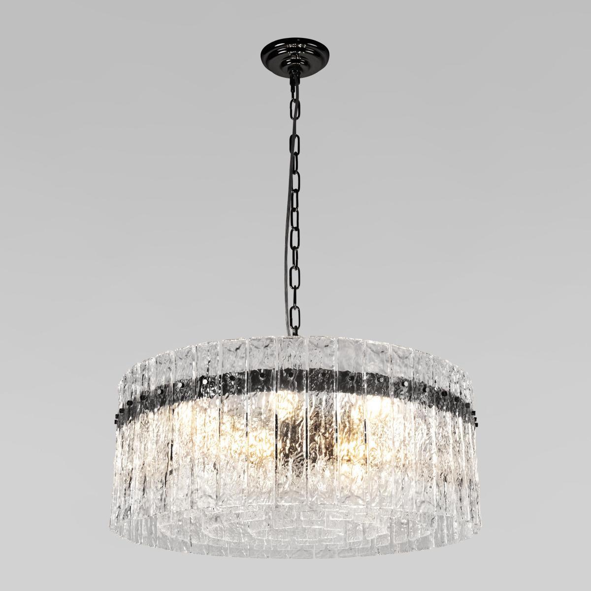 Подвесная люстра Люстра Nevada 10297 600 Pearl black черный металл