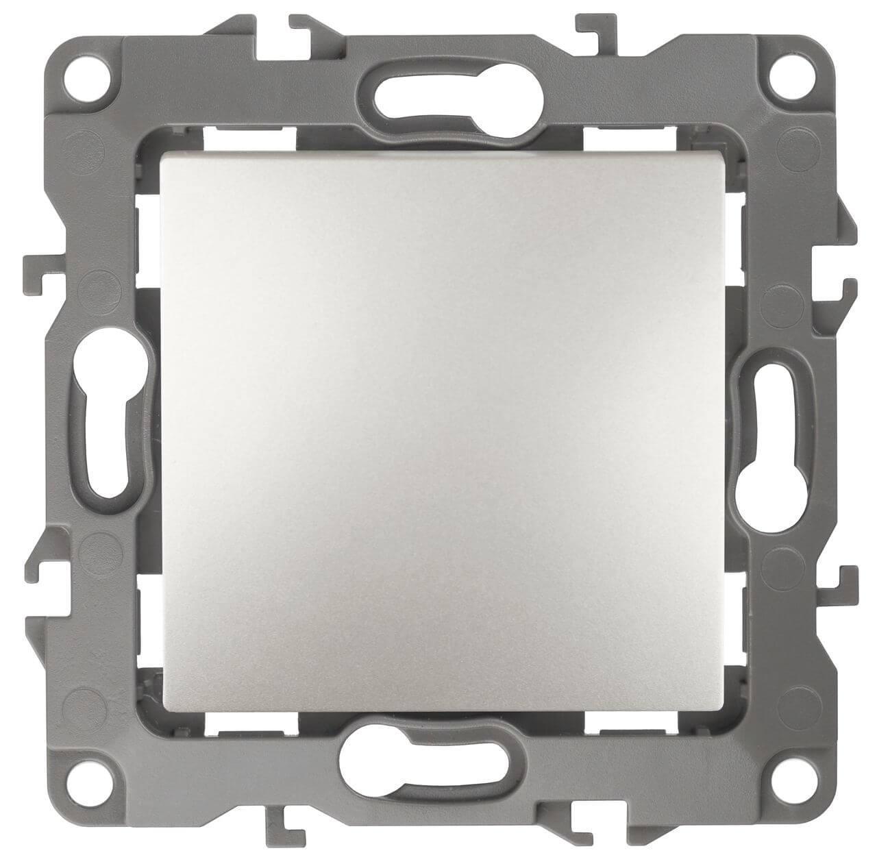 Электротовар Выключатель одноклавишный ЭРА 12 10AX 250V 12-1001-15 Б0019275, Белый белый пластиковые — главное фото