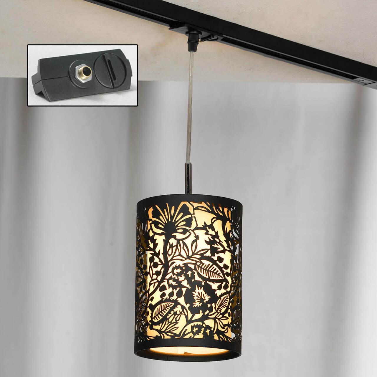 Трековые светильник Трековый светильник однофазный Lussole Track Lights коричневый пластик