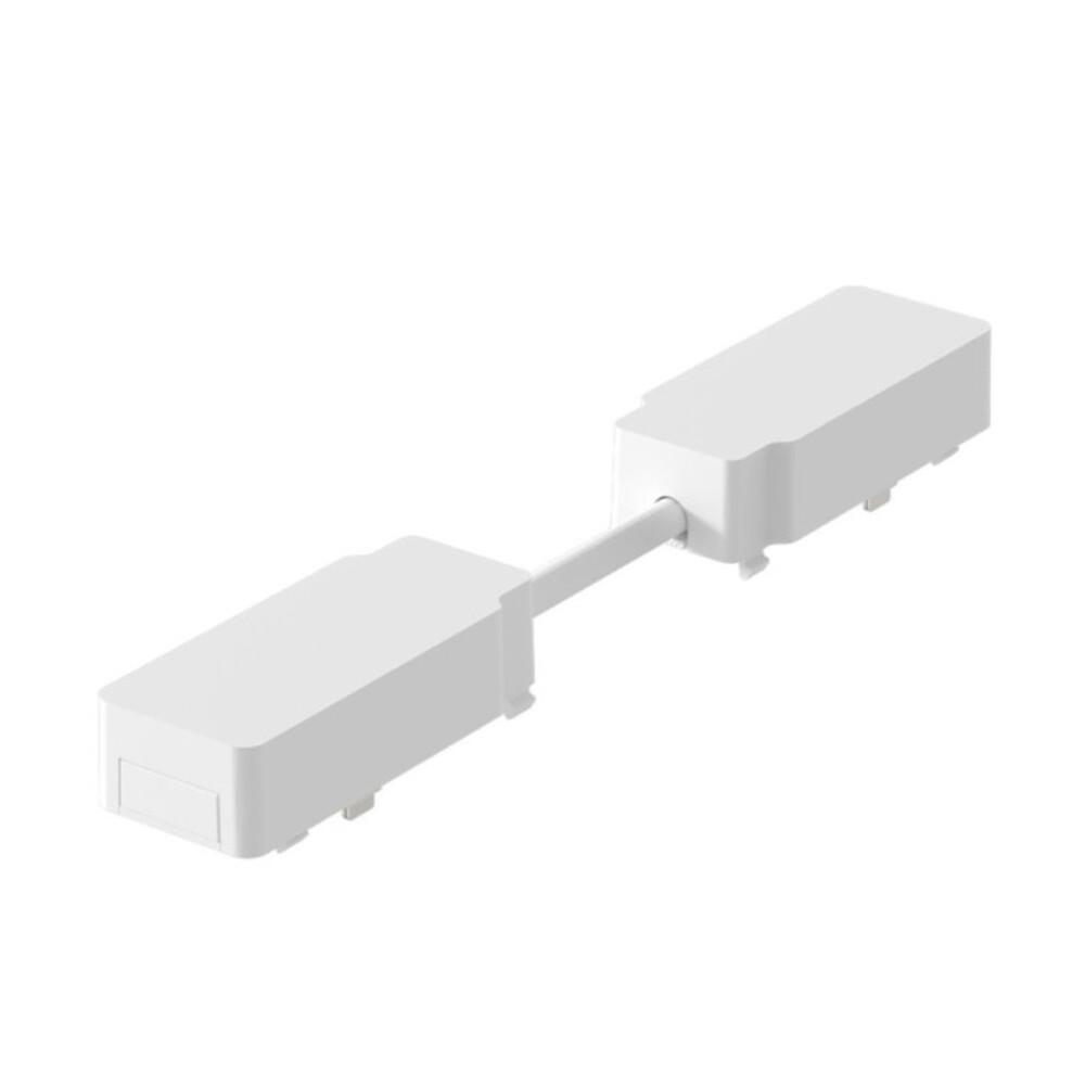 Трековые систем Коннектор питания прямой Aployt Magnetic track 48 APL.0180.10.03 белый металл