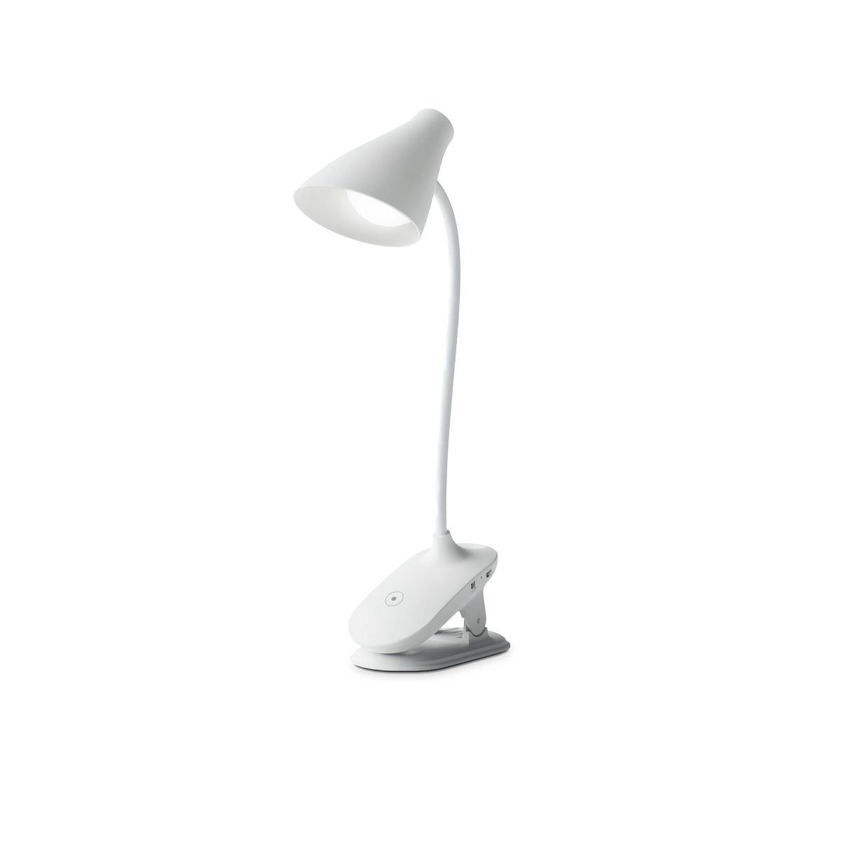 Настольные ламп Светодиодная настольная лампа Ambrella light Desk белый пластик