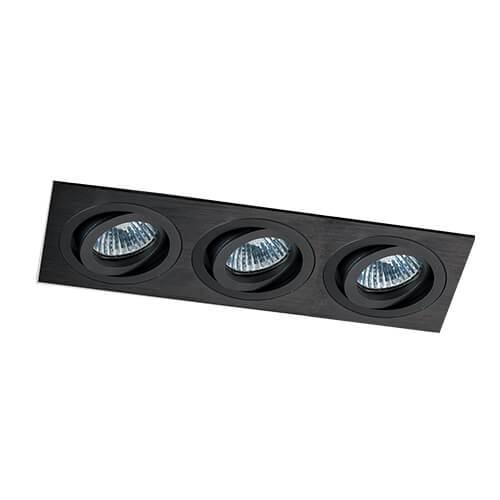 Офисное освещение Встраиваемый светильник Italline SAG303-4 black / black черный металл
