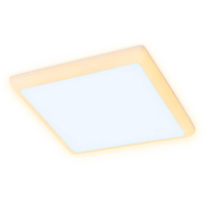 Офисное освещение Встраиваемый светодиодный светильник Ambrella light Led Downlight DCR337 белый пластик