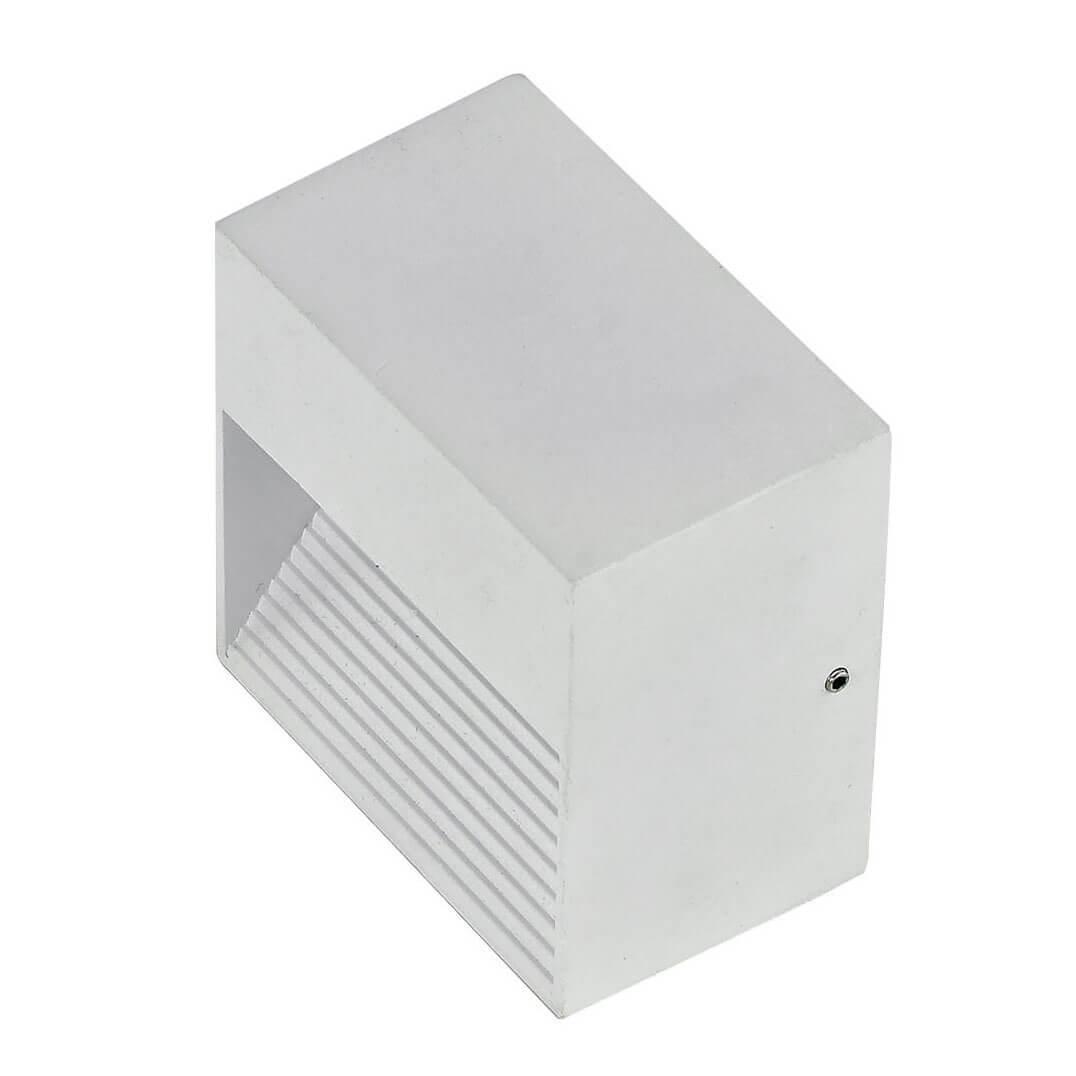 Уличное освещение Уличный настенный светильник Ideal Lux Down AP1 Bianco 115382 белый металл