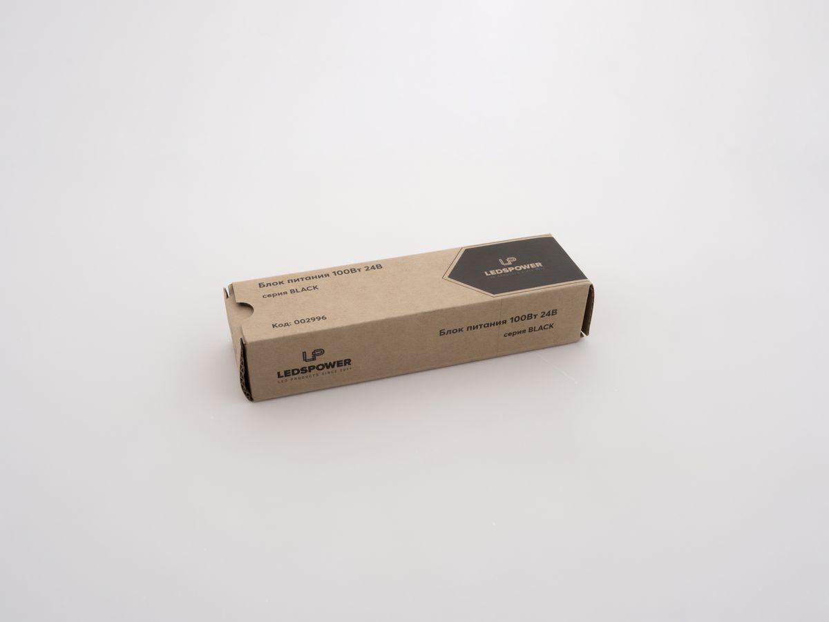 Светодиодные лент Блок питания LEDS POWER BLACK черный металл