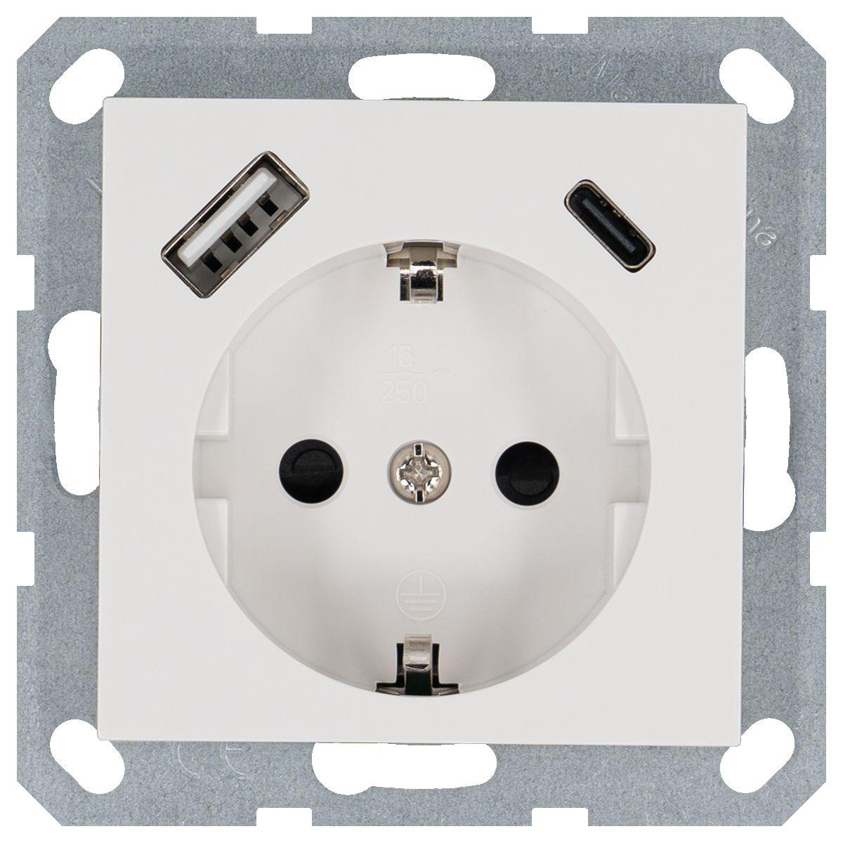 Электротовар Розетка Jasmart G5501USB-25W