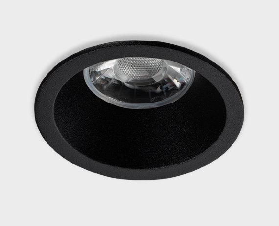 Офисное освещение Встраиваемый светодиодный светильник Italline DL 3241 black черный металл