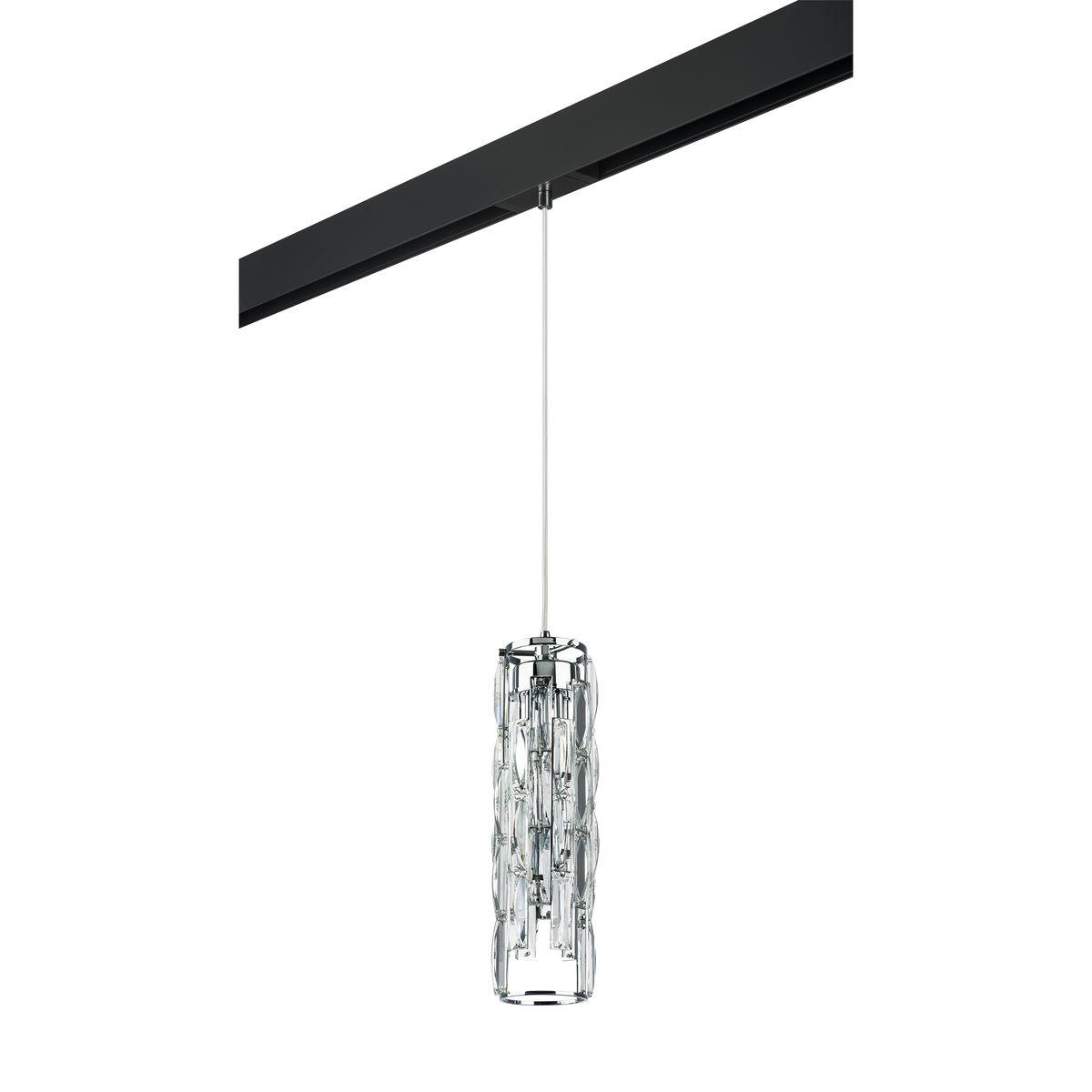 Светильник Комплект с трековым светильником Lightstar Limpio (722030+595007) хром металл