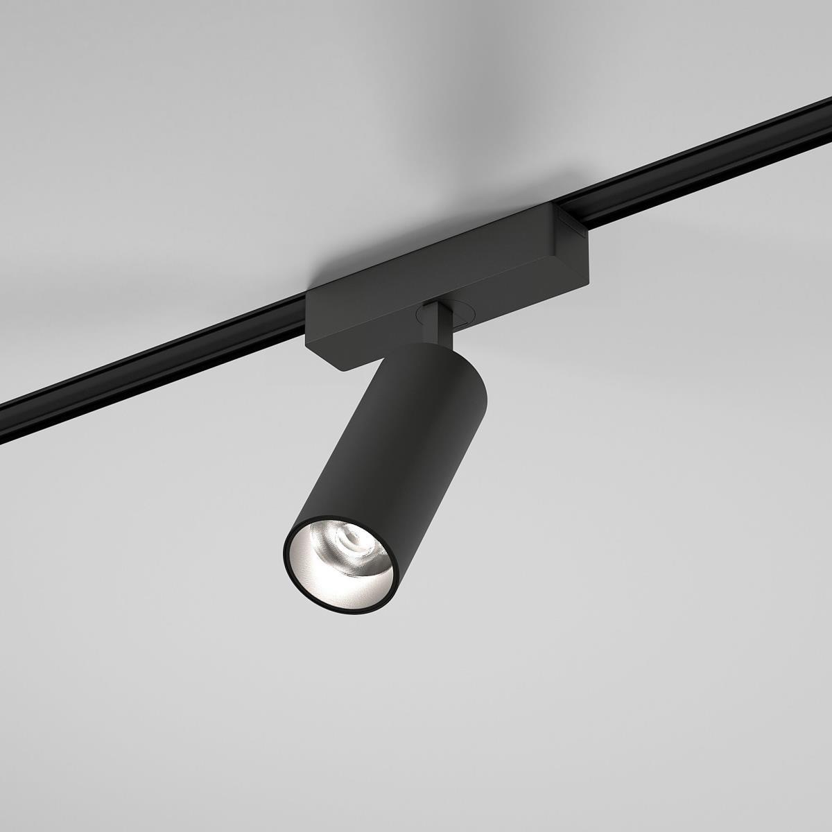 Трековые светильник Трековый светодиодный светильник Elektrostandard Flat Magnetic Arcos 85095 01 черный черный металл