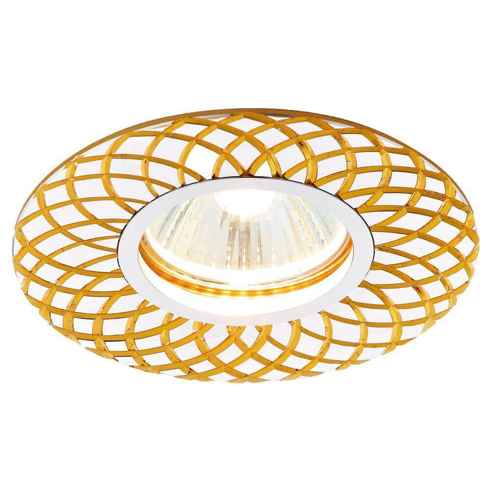 Светильник Встраиваемый светильник Ambrella light Classic A815 AL G золото металл