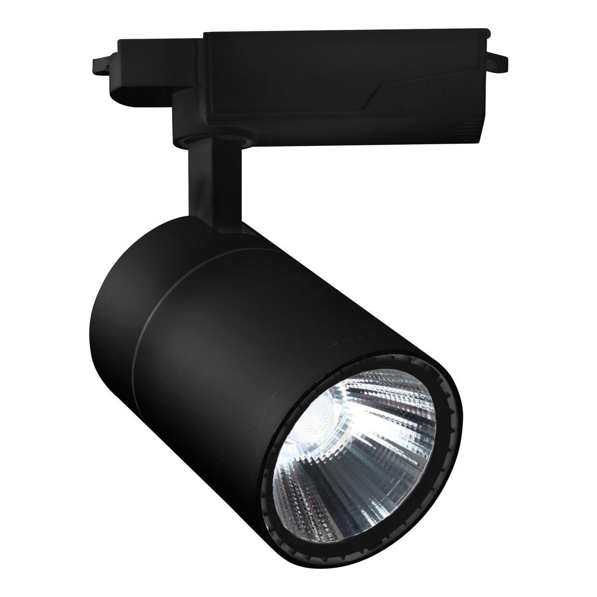 Трековые светильник Трековый светодиодный светильник Escada 20032TRA 02LED SBK черный пластик