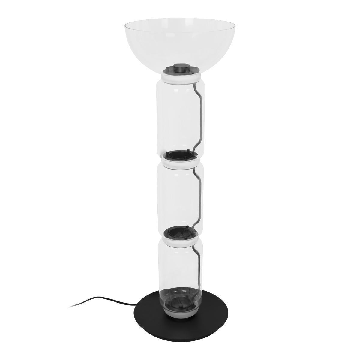 Торшеры с 2 и более плафонам Торшер светодиодный Loft IT Noctambule 10192F M черный стекло