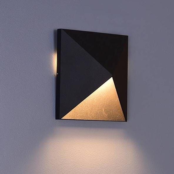 Уличное освещение Уличный настенный светодиодный светильник DesignLed JY Konvert-SQ LWA0039A-BL-WW… черный металл