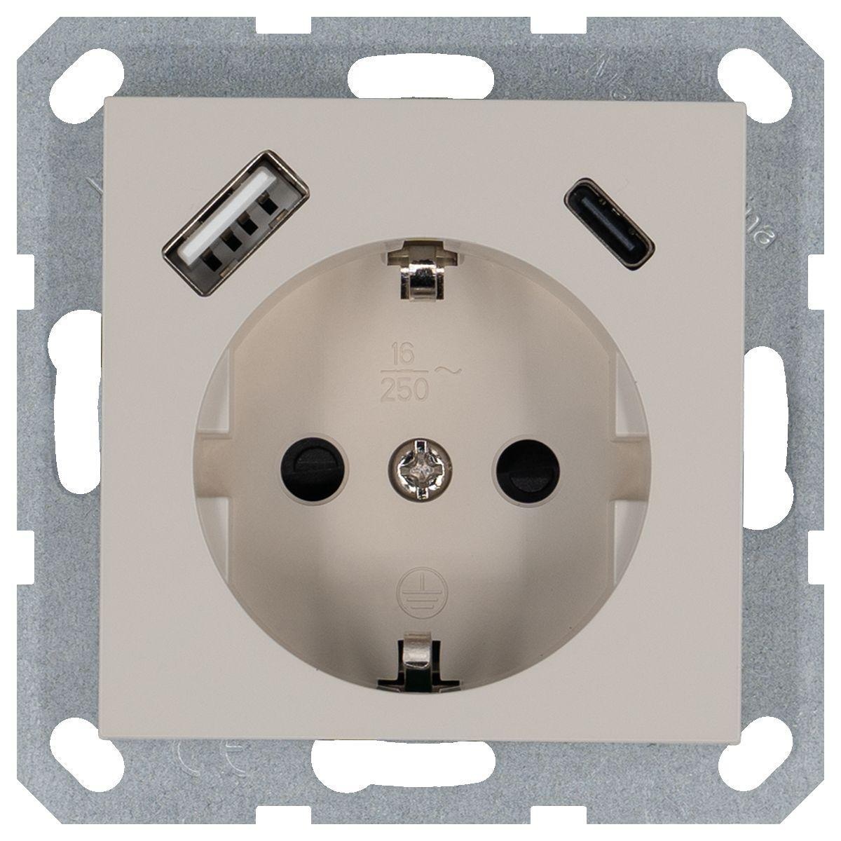 Электротовар Розетка Jasmart G5501USB-25T