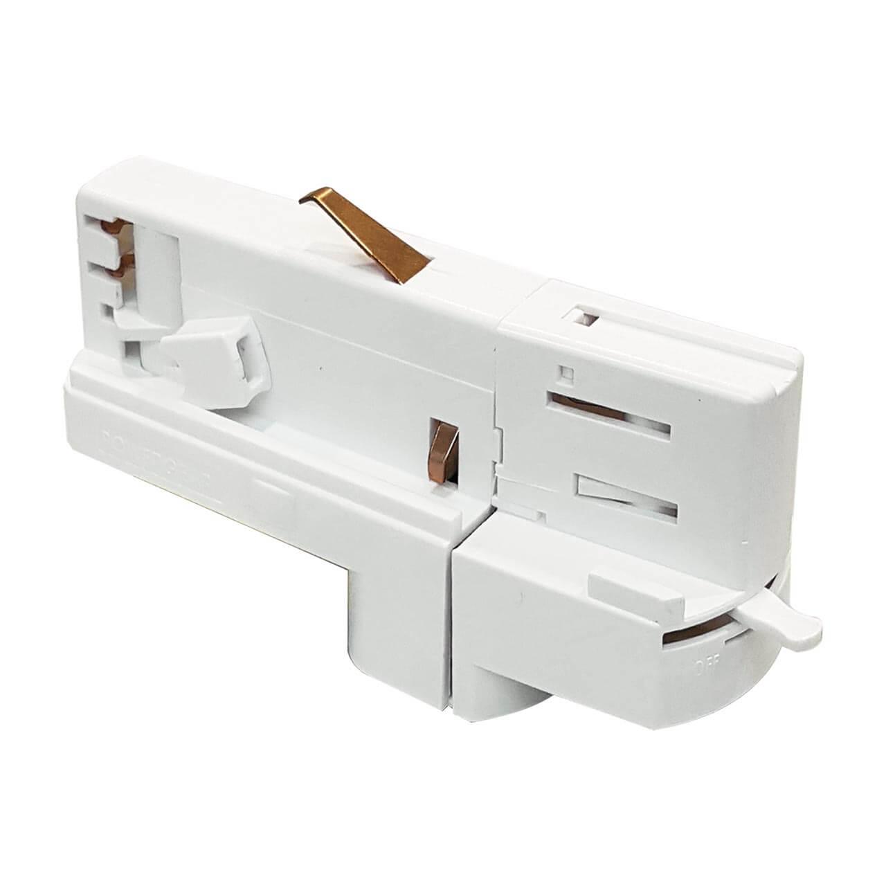 Трековые систем Коннектор Ideal Lux Link Track Connector WH Dali 246505 белый пластик