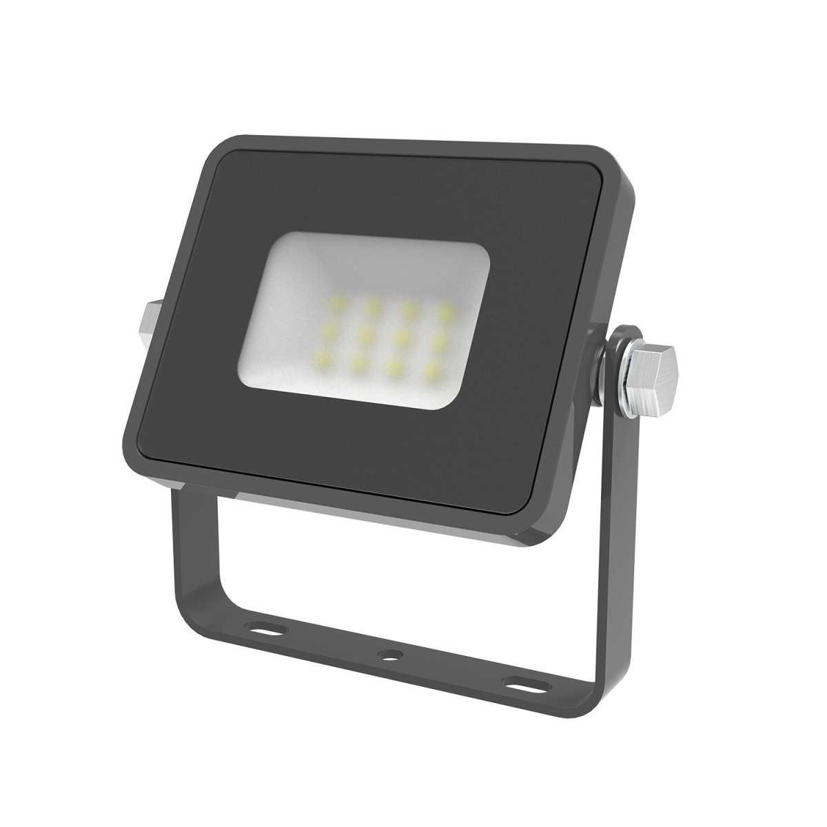 Уличное освещение Прожектор светодиодный Gauss Qplus 10W 6500К 690511310 серый стекло