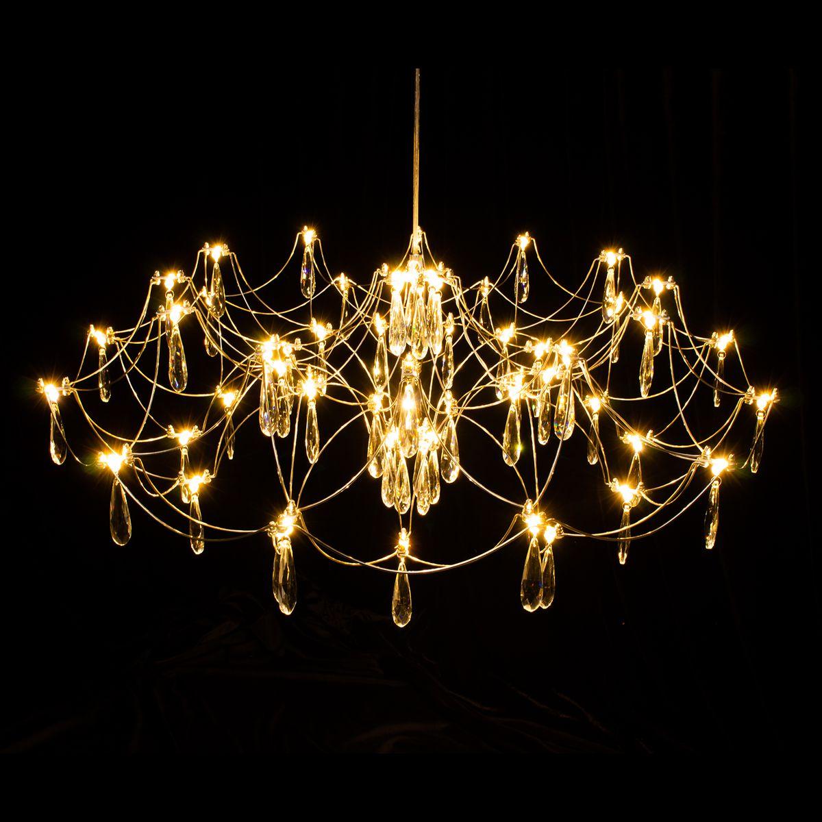 Подвесная люстра Подвесная светодиодная люстра Kink Light Галанта 07889-80,33(21) золото металл