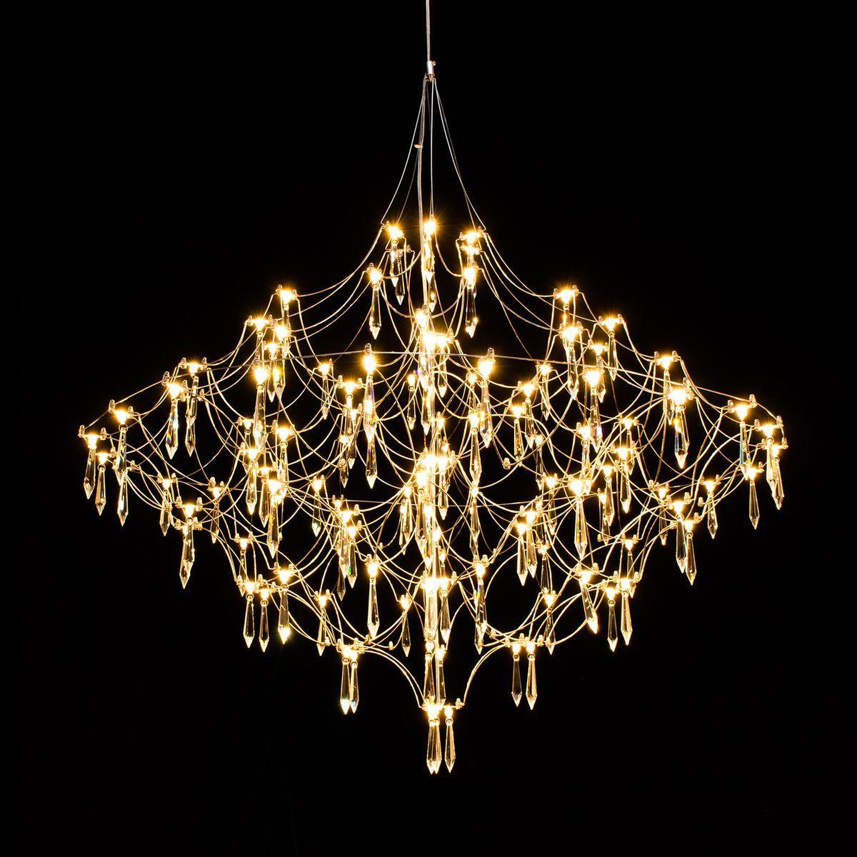 Подвесная люстра Подвесная светодиодная люстра Kink Light Галанта 07881-80,33(21) золото металл