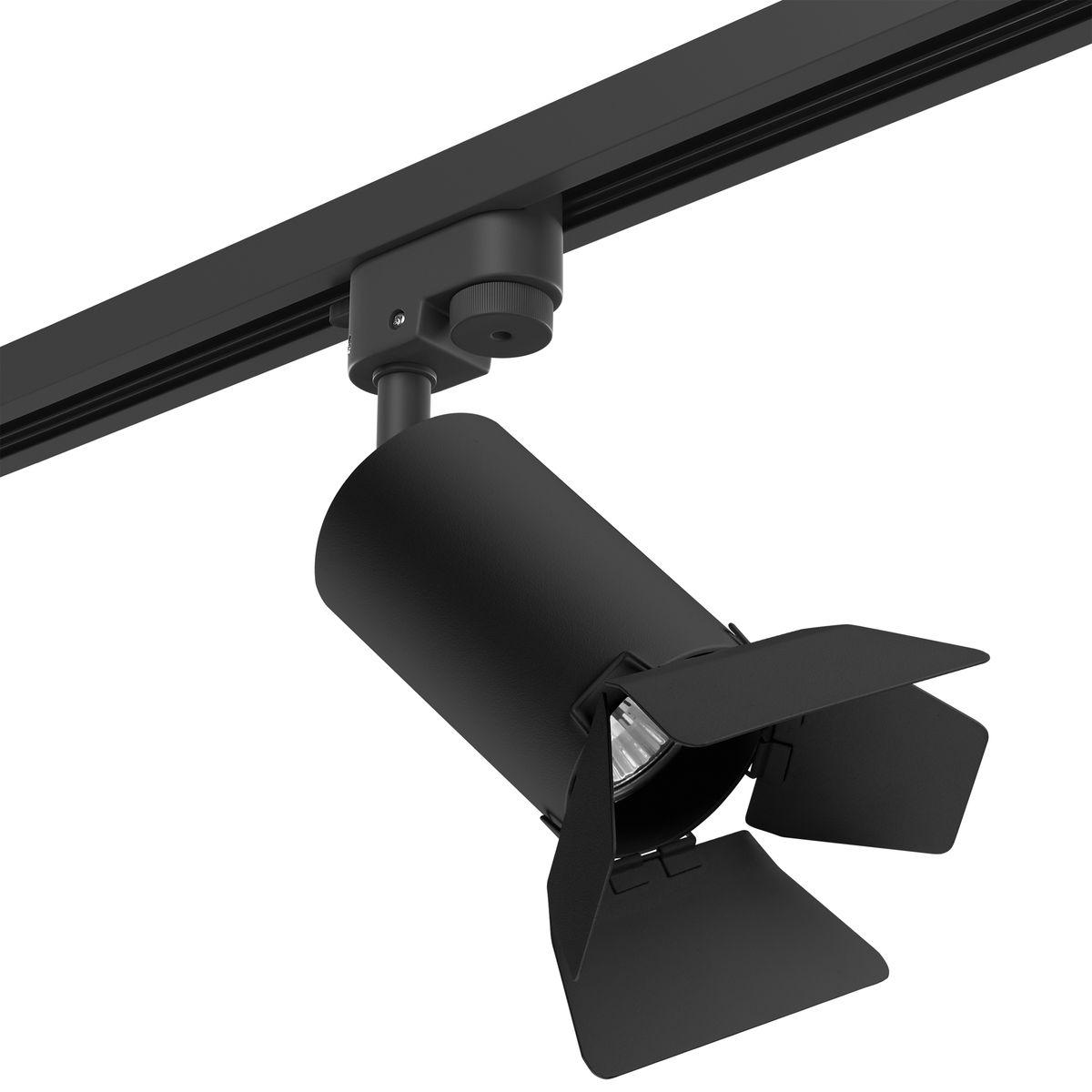 Светильник Комплект с трековым светильником Lightstar Rullo (214437+592057+202437) черный металл