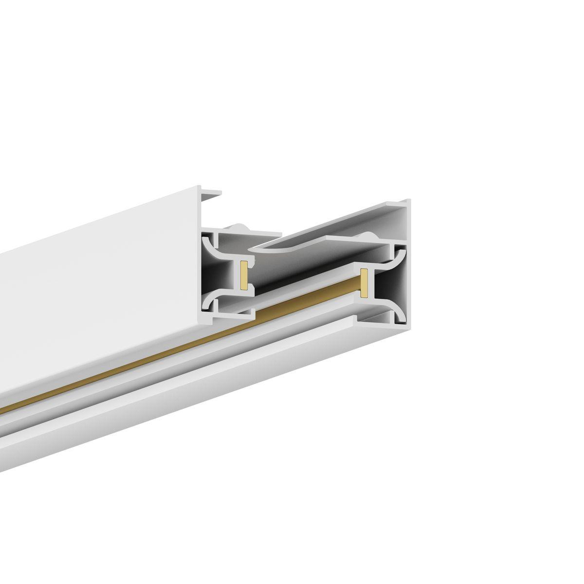 Трековые систем Шинопровод накладной однофазный Hesby Lighting Skylite 220В-3м HSBL_0212 белый металл