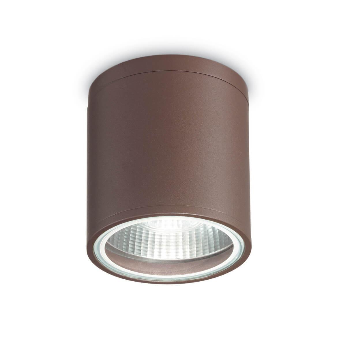 Уличное освещение Уличный светильник Ideal Lux Gun PL1 Coffee 163666 коричневый металл