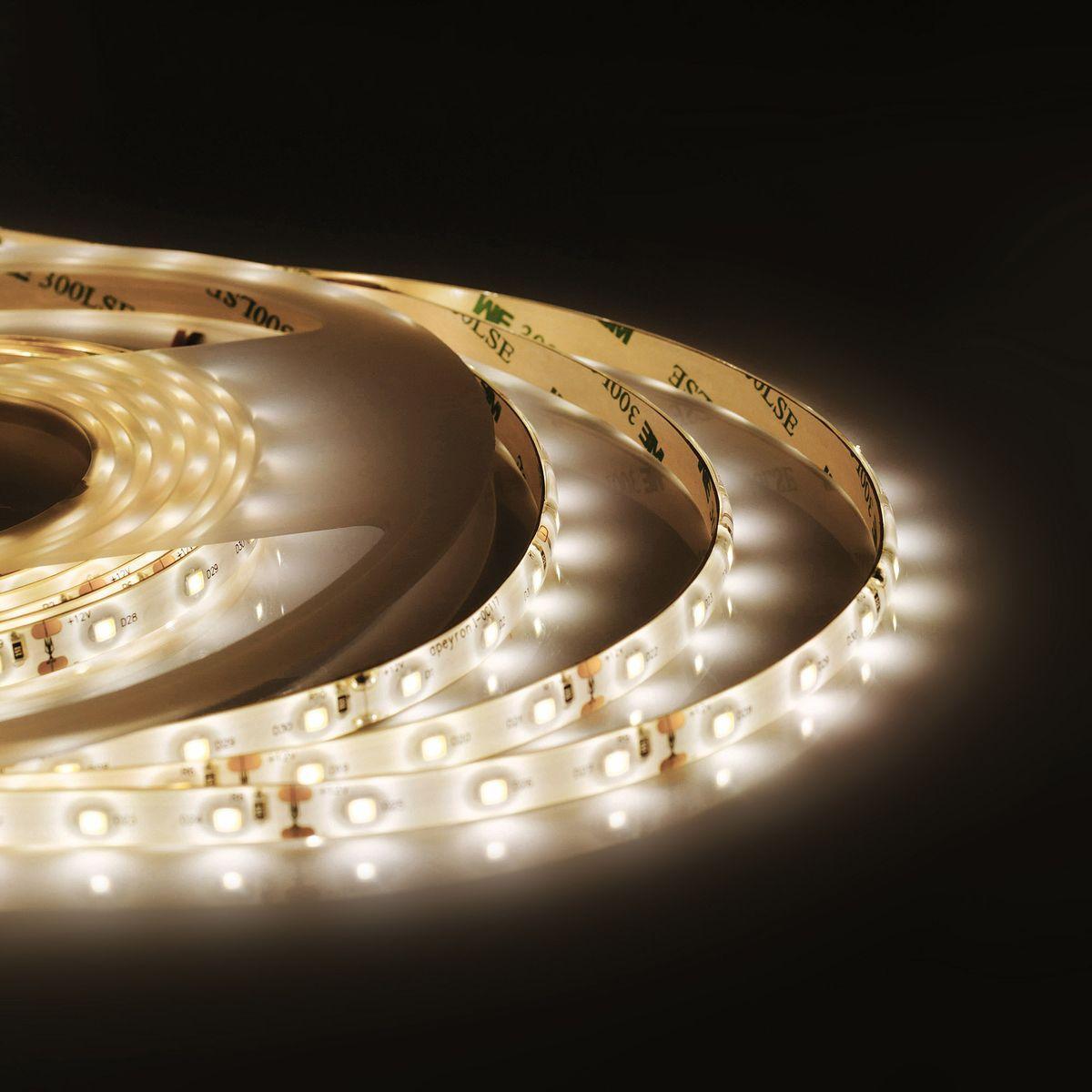 Светодиодные лент Светодиодная влагозащищенная лента Apeyron m 60LED m 5050SMD теплый белый пластик