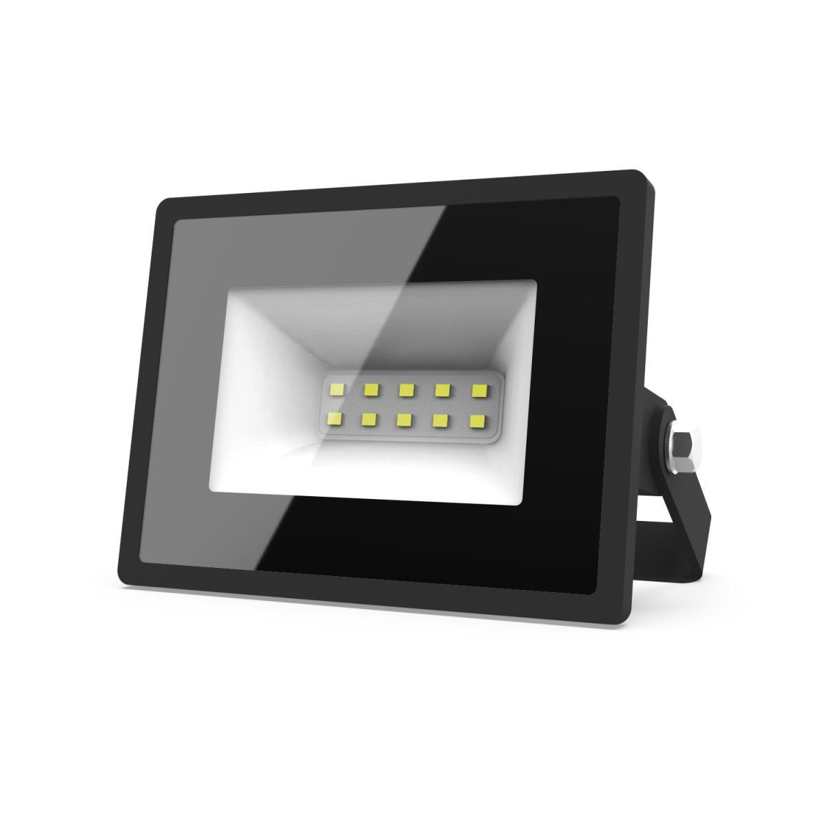 Уличное освещение Прожектор светодиодный Gauss Elementary 10W 4000К 613100210 черный стекло