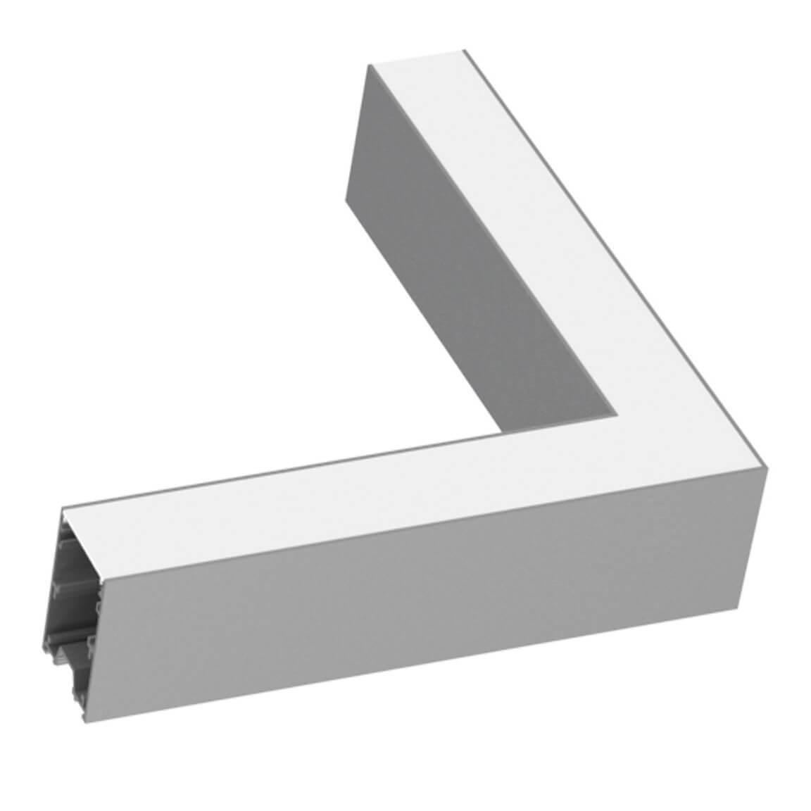 Офисное освещение Светильник Ideal Lux Fluo Corner 4000K Al 191980 белый пластик