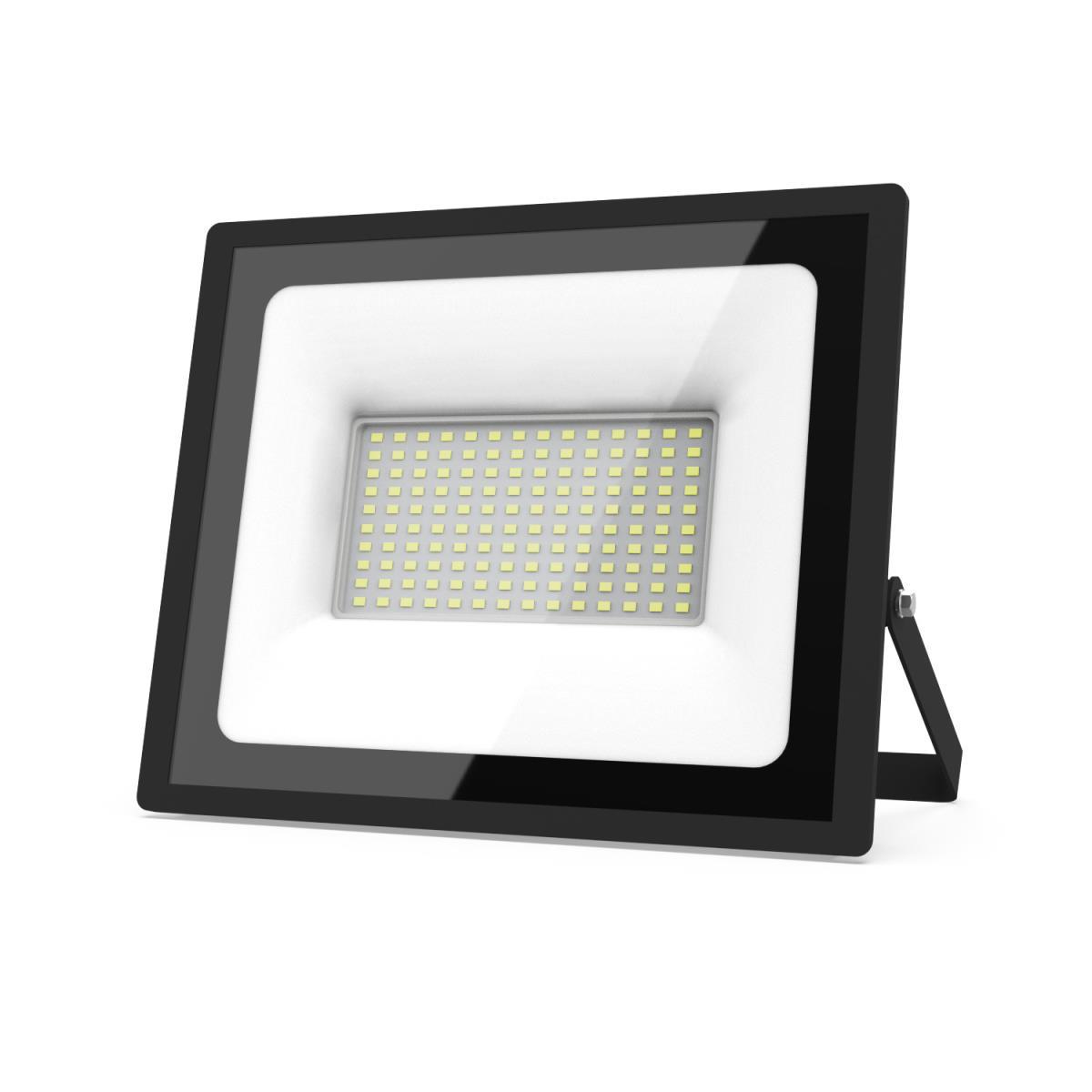 Уличное освещение Прожектор светодиодный Gauss Elementary 100W 4000К 613100110 черный стекло