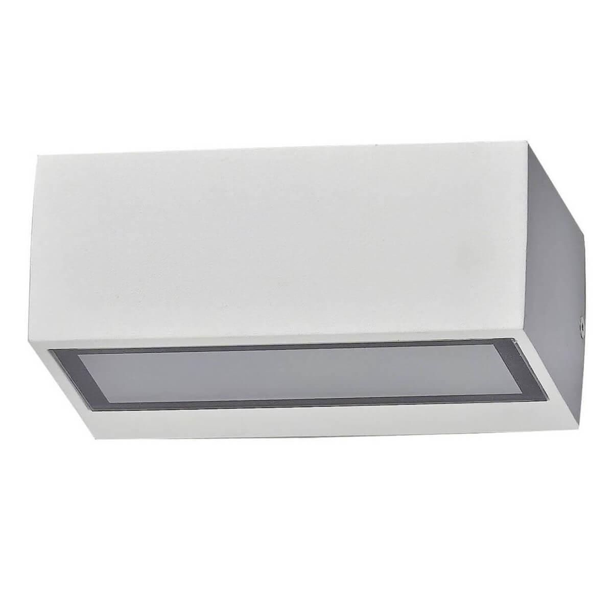 Уличное освещение Уличный настенный светильник Ideal Lux Twin Ap1 Big Bianco 115351 белый стекло