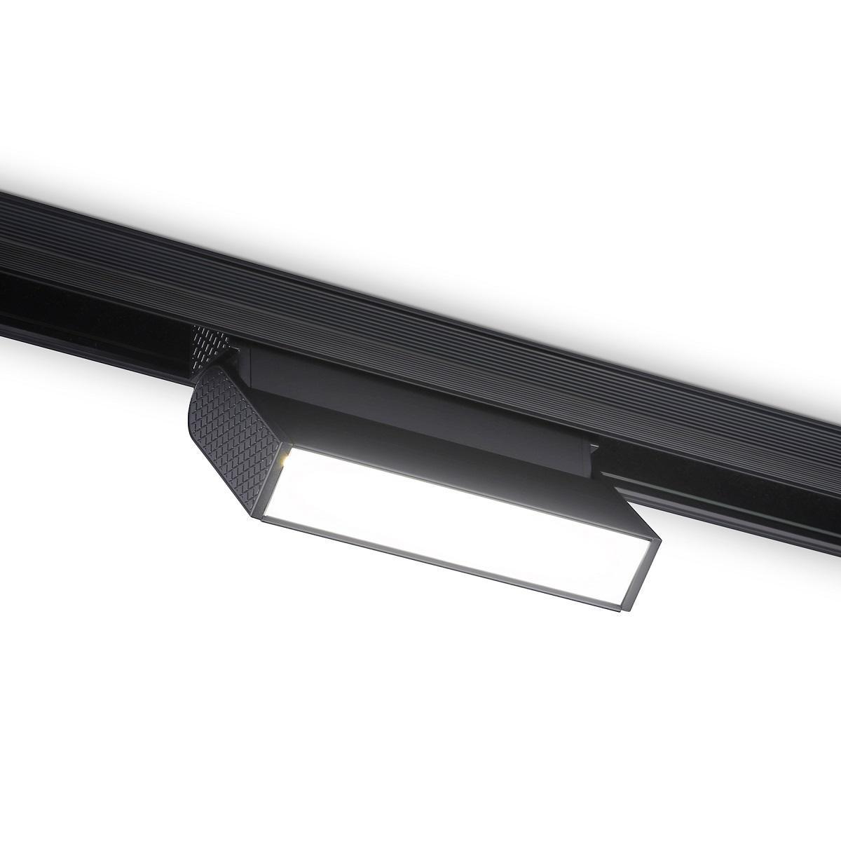 Трековые светильник Трековый светодиодный светильник Ambrella light Track System Magnetic черный металл