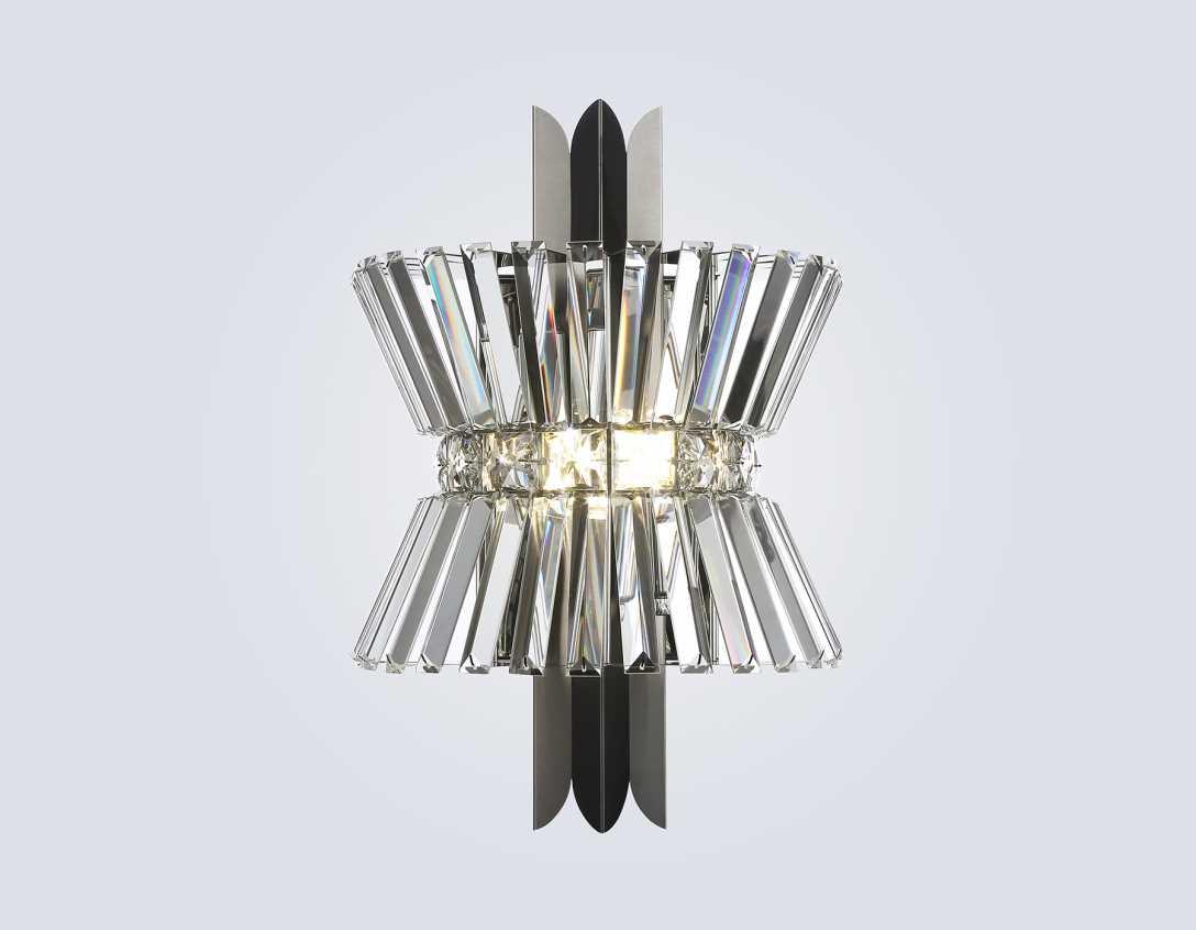 Настенные светильник Светильник с хрусталем Ambrella light High Light прозрачный металл