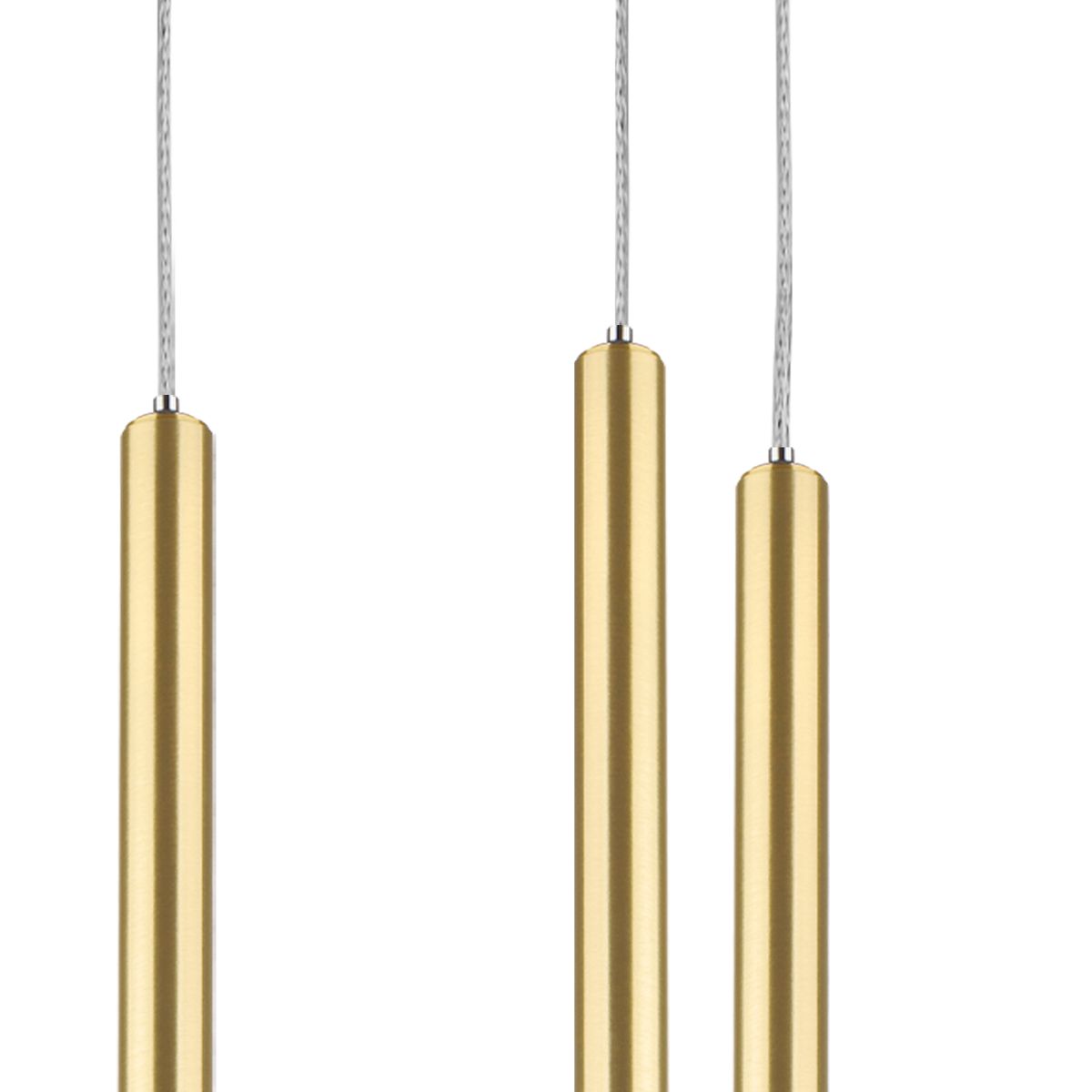 Светильник Комплект с подвесной люстрой Lightstar Tubo (574723+747343 (5шт), Золото в стиле минимализм золото металлические / металл / металл, акрил — фото 5