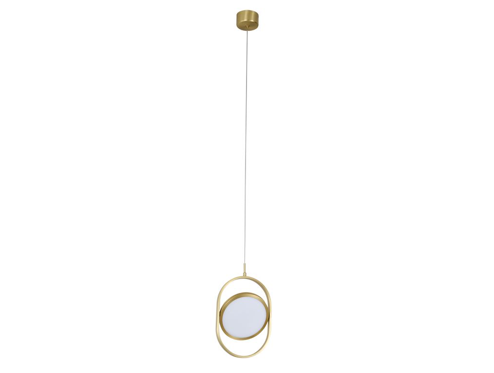 Подвесные светильник Светильник Sabina 3512 S brass, Белый белый стеклянные / металл / стекло — фото 2