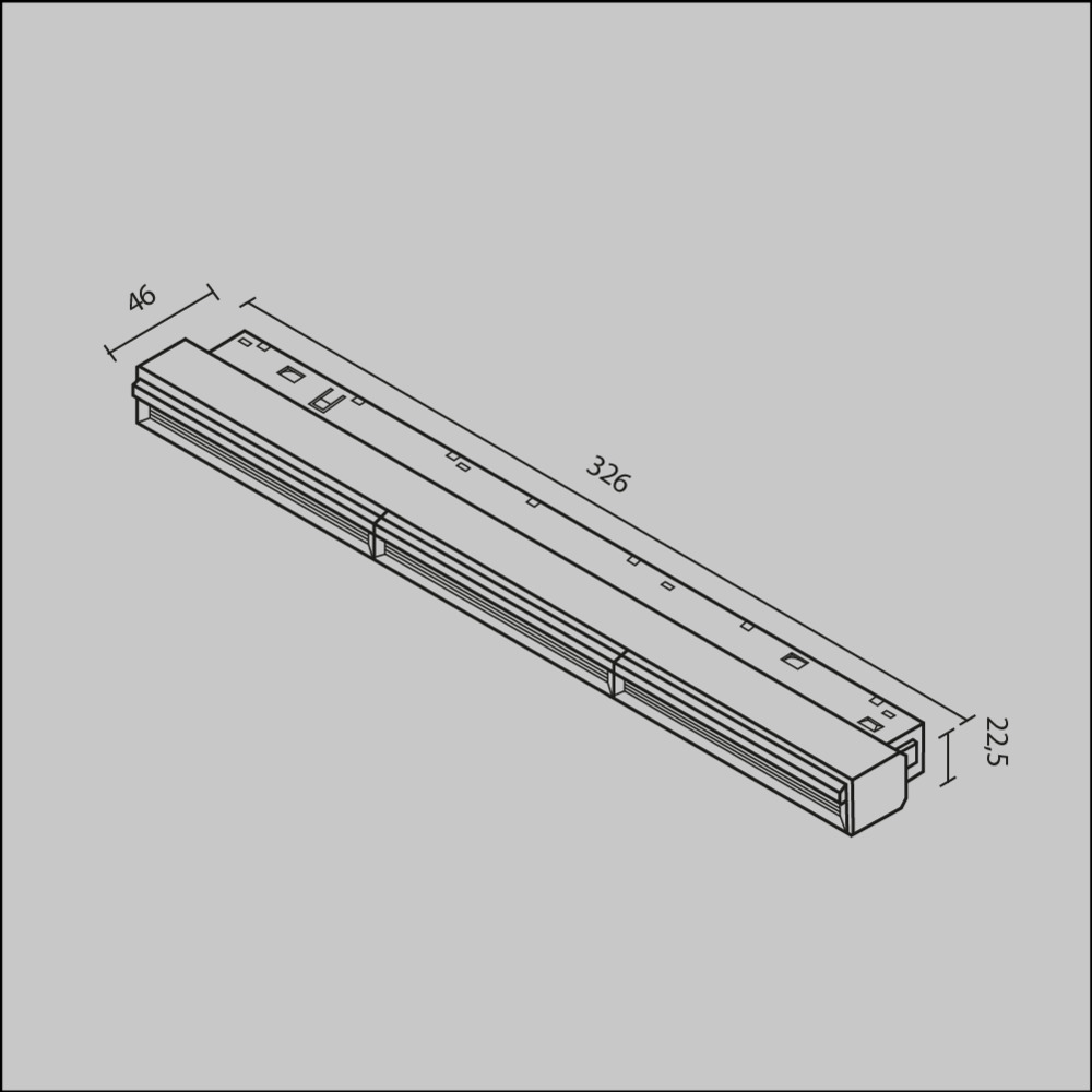 Трековые светильник Трековый светодиодный светильник Maytoni Technical Magnetic Exility Parete, Черный черный металлические / алюминий — фото 3