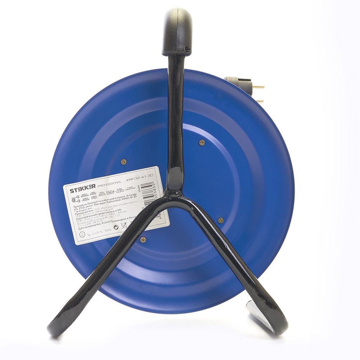 Электротовар Удлинитель Stekker Professional 4гн 30м с / з PRF02-41-30 39296, Синий синий металлические / медь — фото 5