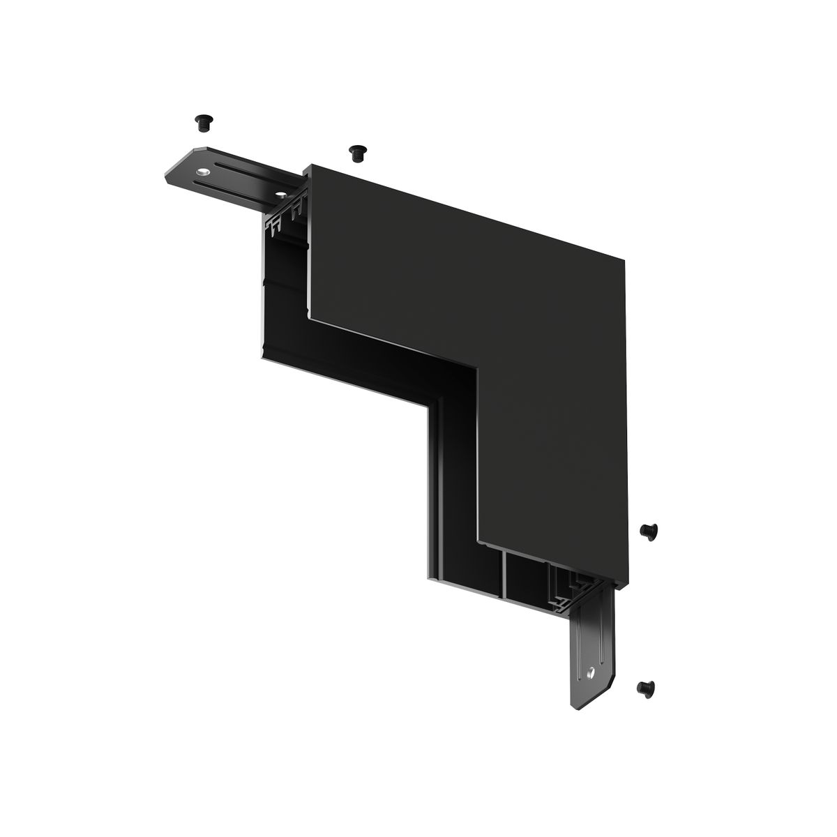 Трековые систем Коннектор L-образный стена-потолок Denkirs Smart Base TR2108-BK, Черный черный металлические — фото 3
