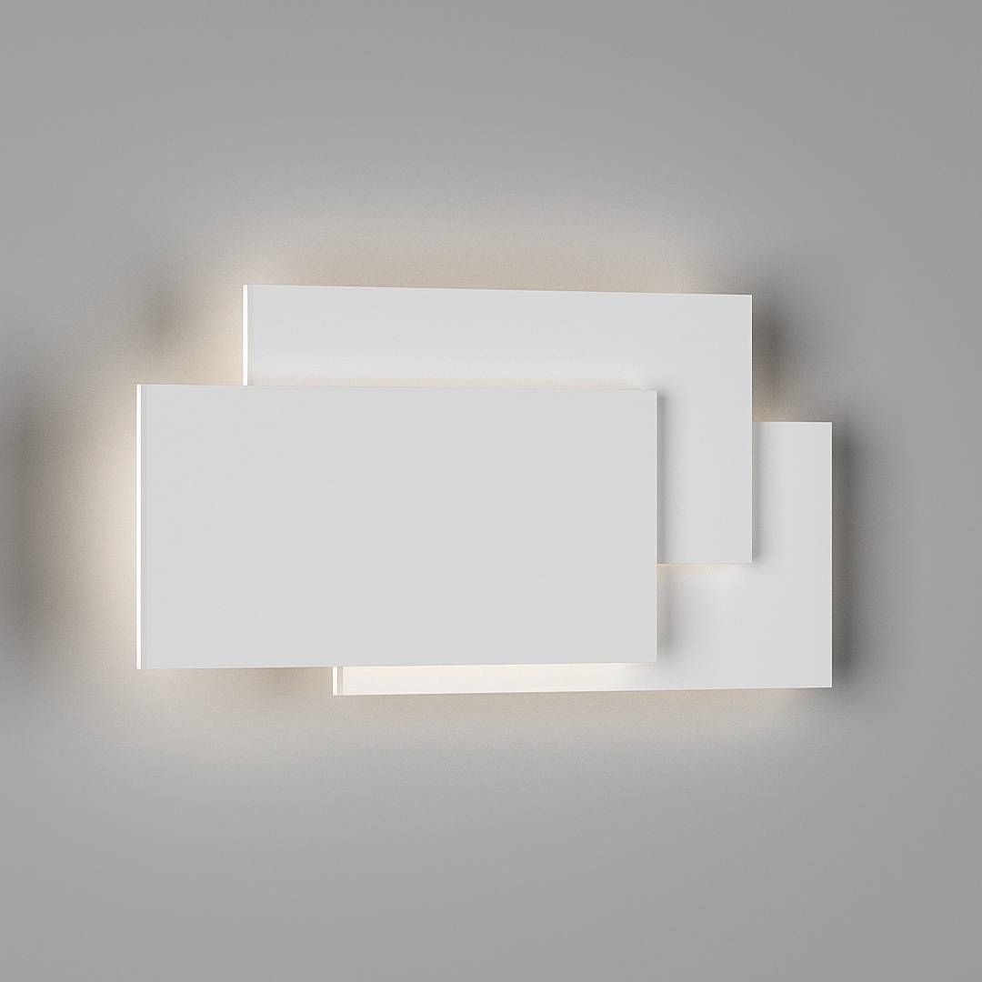 Настенные светильник Настенный светодиодный светильник DesignLed GW Shade, Белый белый металлические / алюминий — фото 2
