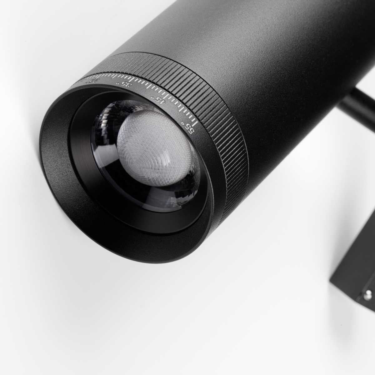 Споты с 1 плафоном Светильник точечный с изм. углом рассеивания д трека Uno Uno Lightstar черный металл и пластик — фото 4