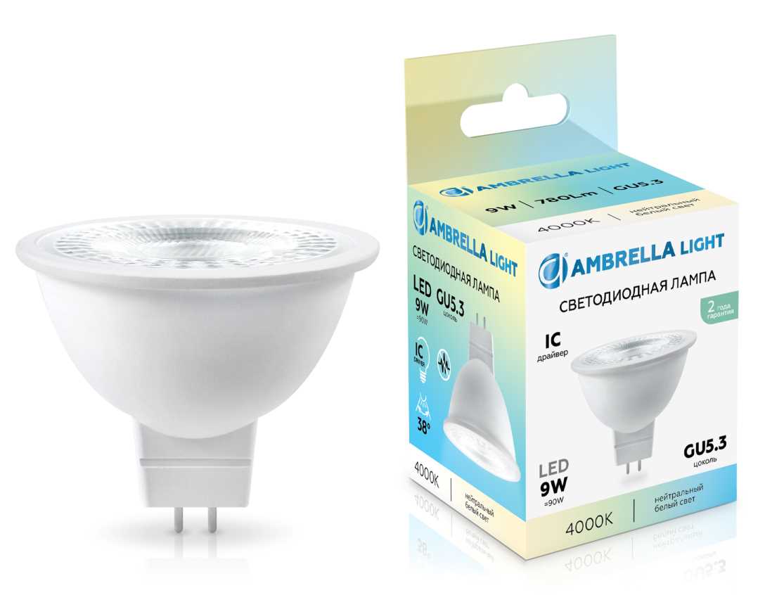 Лампочк Светодиодная лампа Lens 38° Ambrella light Bulding — фото 3